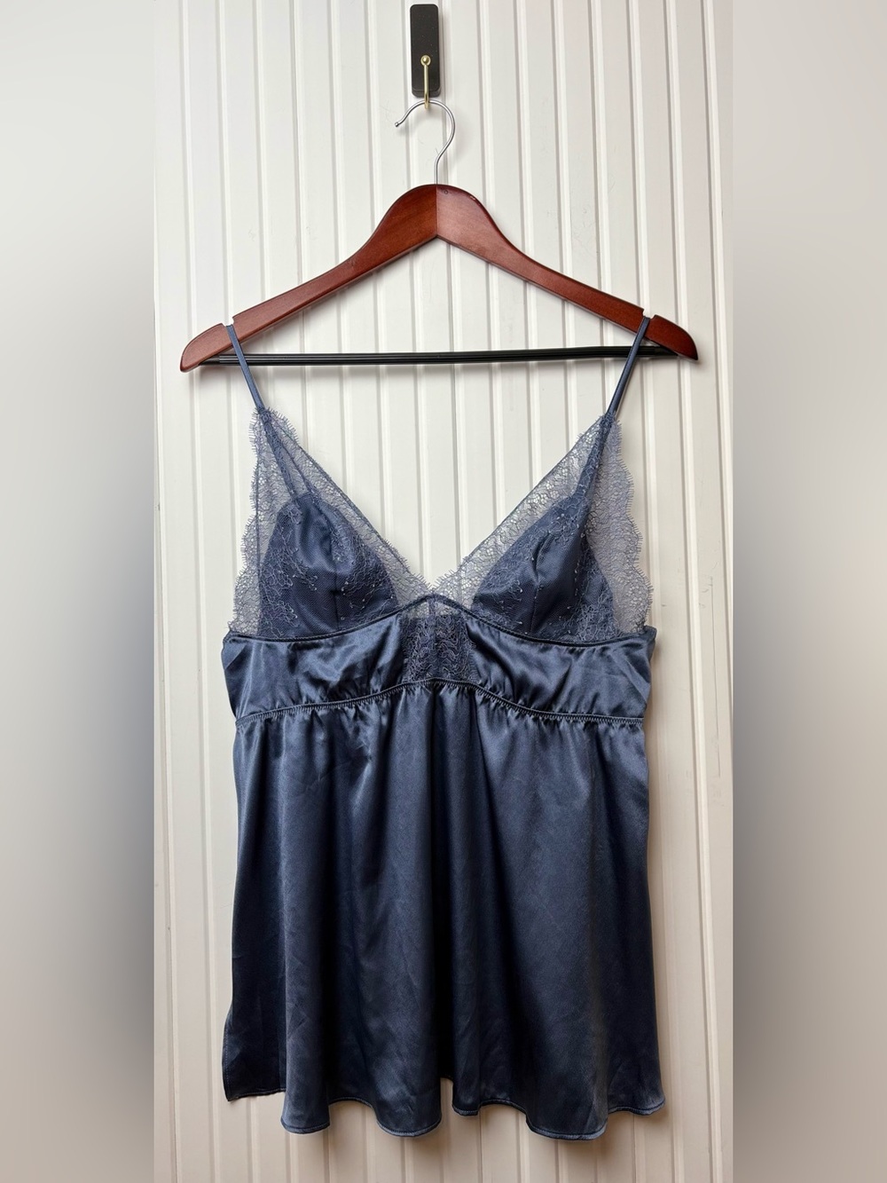 Victorias Secret Babydoll Chemise Top L Feminine Dainty Lingerie Angel Coquette